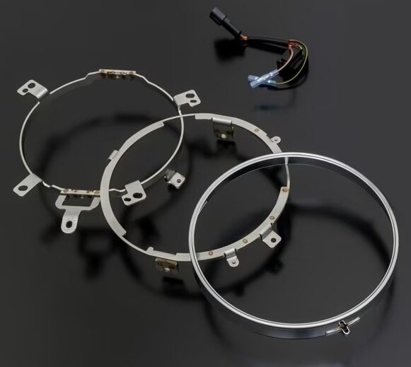ARCHI アーキ マルチリフレクターヘッドライト用 インナーリム＆ハーネスセット Z900RS CAFE SE KAWASAKI カワサキ ヘッドライト 灯火類 電装系｜ウェビック　店