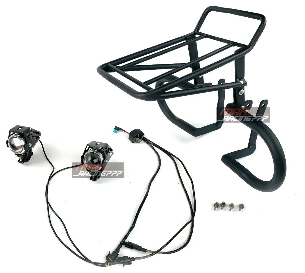MaxNus マックスナス フロントキャリア＋フォグランプセット CT125 Hunter Cub HONDA ホンダ フロントフェンダー フェンダー関連 外装