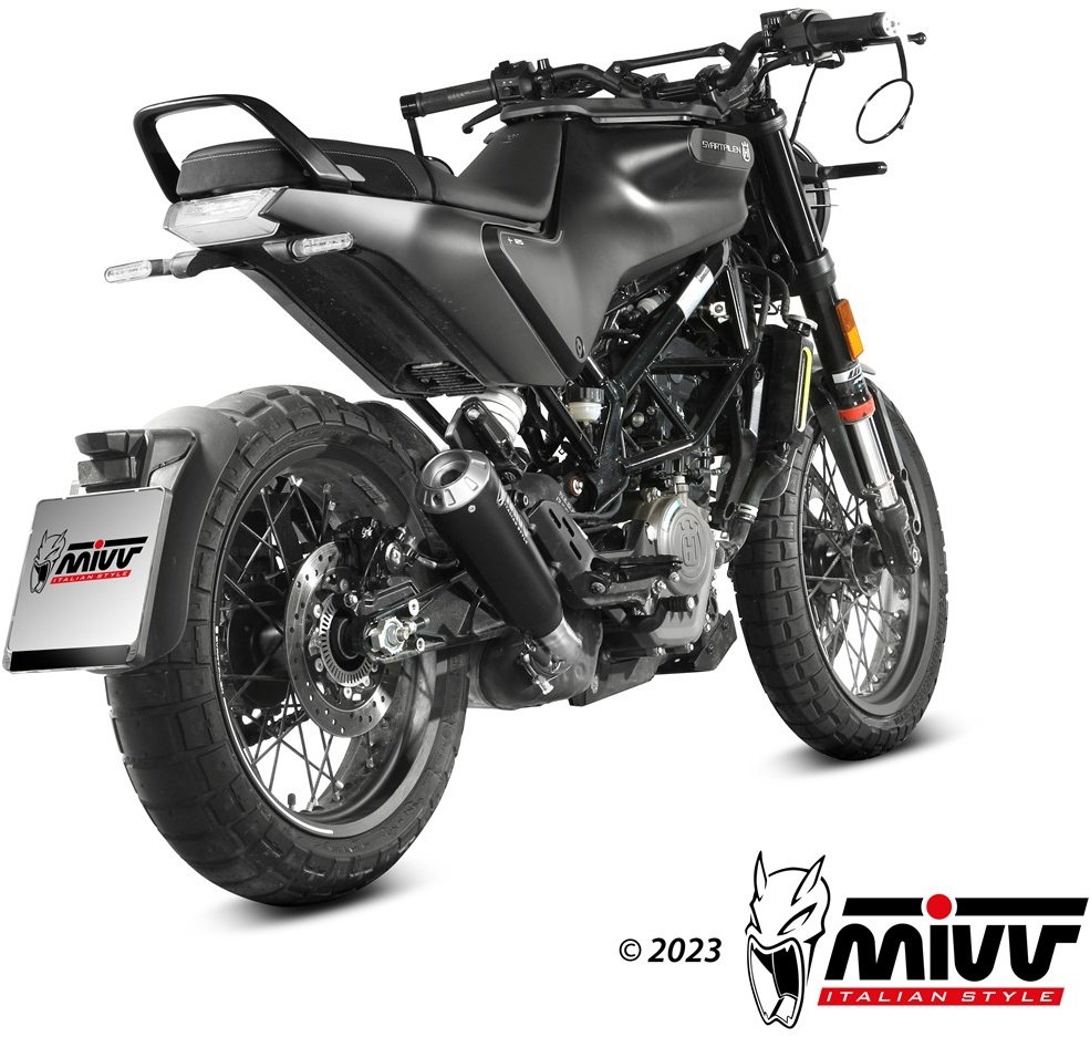 MIVV ミヴ X-M1 スリップオンマフラー SVARTPILEN 125 HUSQVARNA ハスクバーナ マフラー