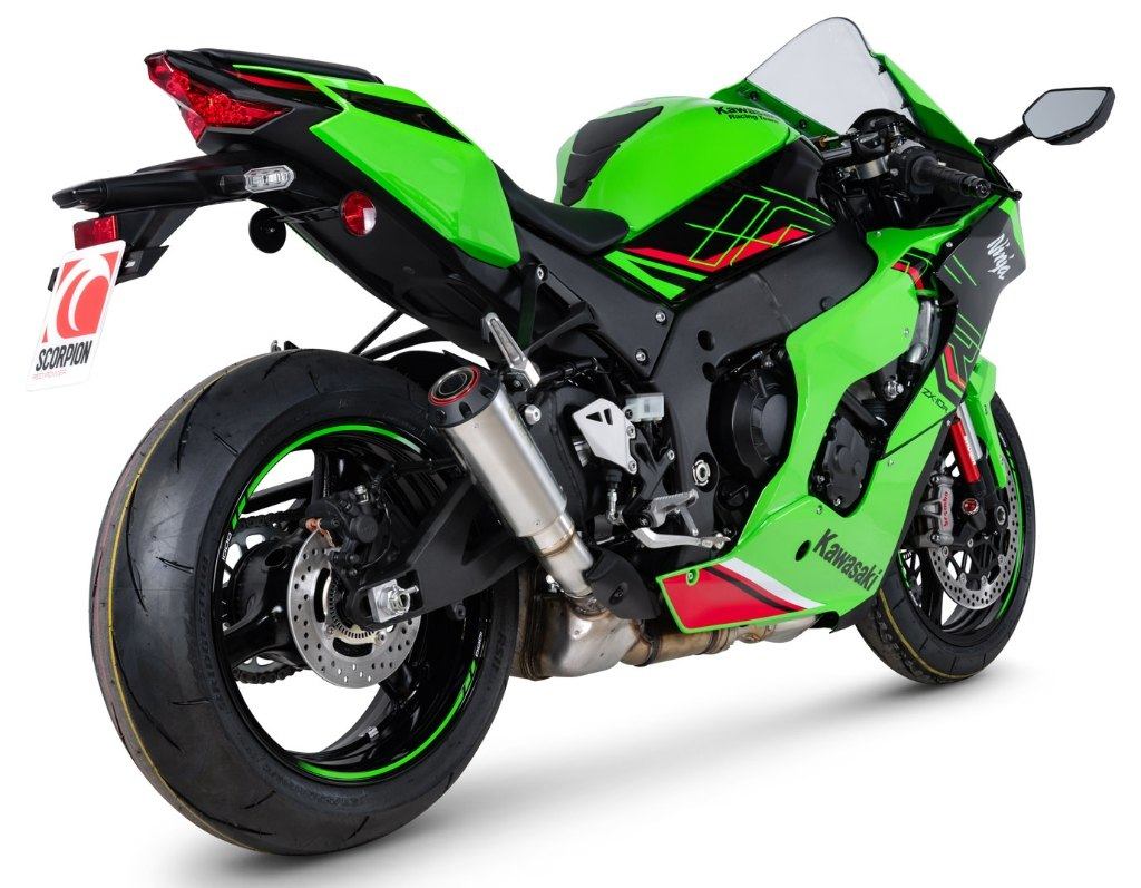 SCORPION スコーピオン レッドパワー スリップオンマフラー Ninja ZX-10R KAWASAKI カワサキ マフラー タイプ：チタンスリーブ／重量：2.04kg 43,962円