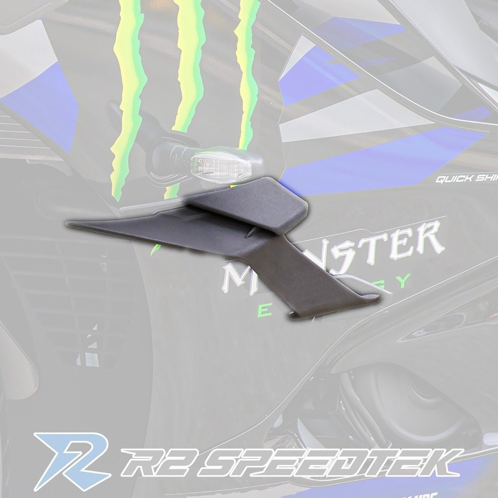 R2 SpeedTek アールツースピードテック UMW サイドウイングレット YZF-R15 V4 YAMAHA ヤマハ スポイラー・ウイング 外装