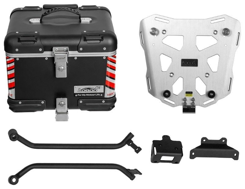LOBOO ロブー TIBETシリーズ 36L トップケース ラック付き XMAX250 XMAX300 YAMAHA ヤマハ トップケース・テールボックス 車体用バッグ・ケース