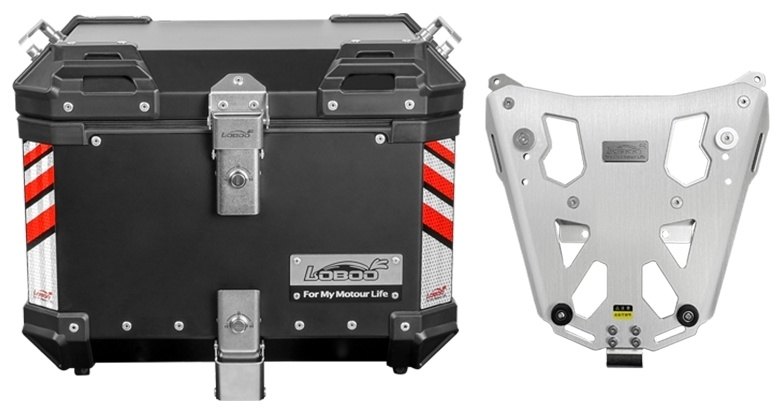 LOBOO ロブー PIKE TRACKERシリーズ 45L トップケース ラック付き R1200GS R1250GS BMW トップケース・テールボックス 車体用バッグ・ケース｜ウェビック　店