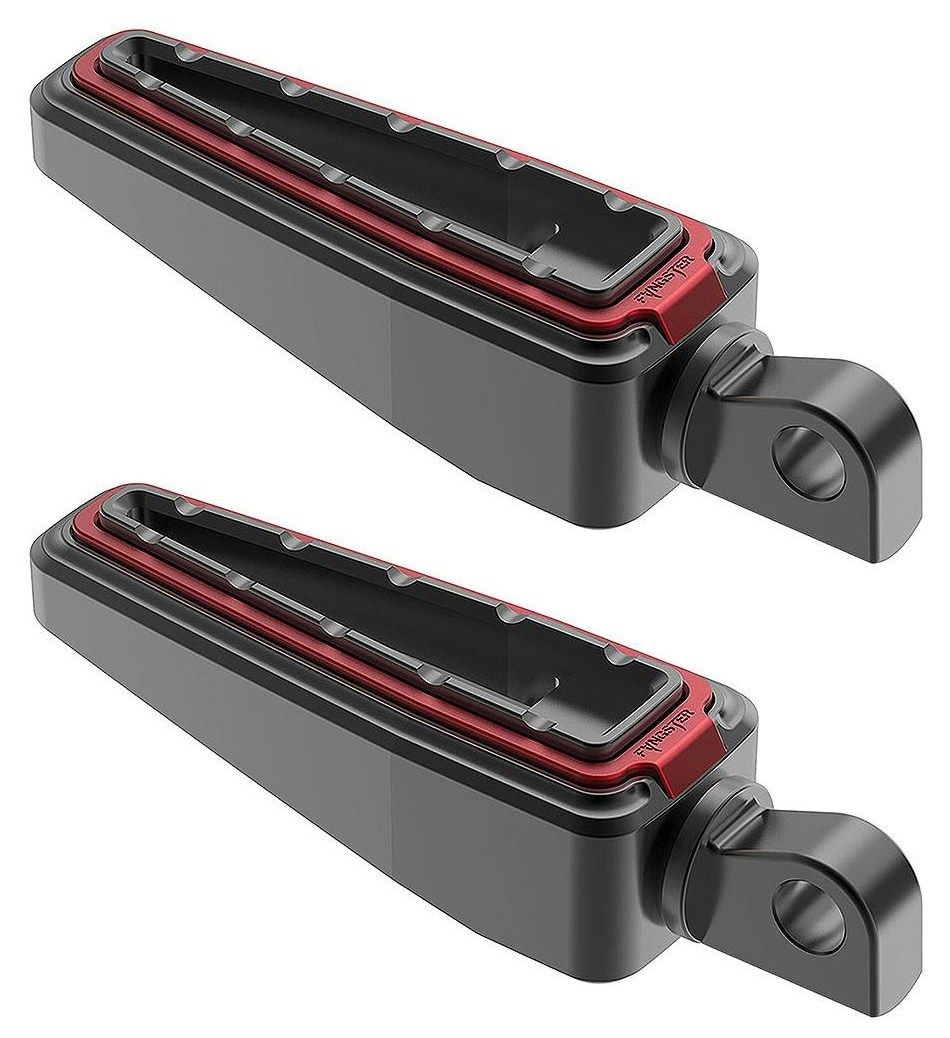 FANGSTER ファングスター フットペグ 棒状のフットペグを採用しているほとんどのハーレー HARLEY-DAVIDSON ハーレーダビッドソン ステップ 足回り カラー：ブラック／レッド(170182)