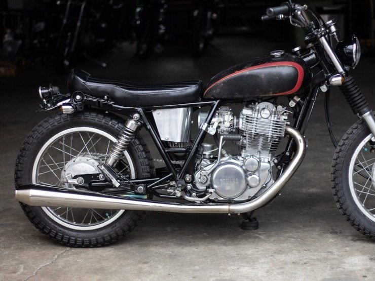 Motor Rock モーターロック STDメガホン ロング 新型スリップオン キャブ車 SR400 SR500 YAMAHA ヤマハ スリップオンマフラー マフラー|ウェビック 店