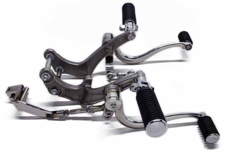 Motor Rock モーターロック ミッドハイステップキット SR400 SR500 YAMAHA ヤマハ バックステップ ステップ 足回り｜ウェビック　店