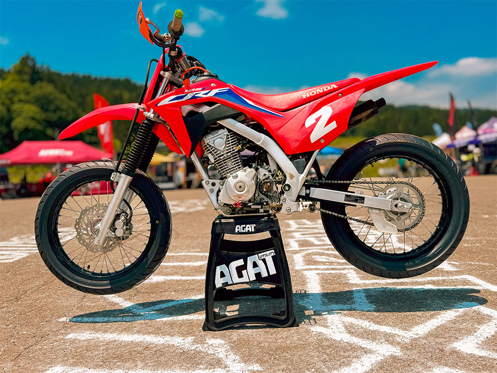 AGAT Utility アガットユーティリティ 17インチ モタードリムコンボセット 1.85／2.15 36H スポーク無 TTR125 CRF125F スーパーカブ YAMAHA ヤマハ HONDA ホンダ リム ホイール関連 足回り