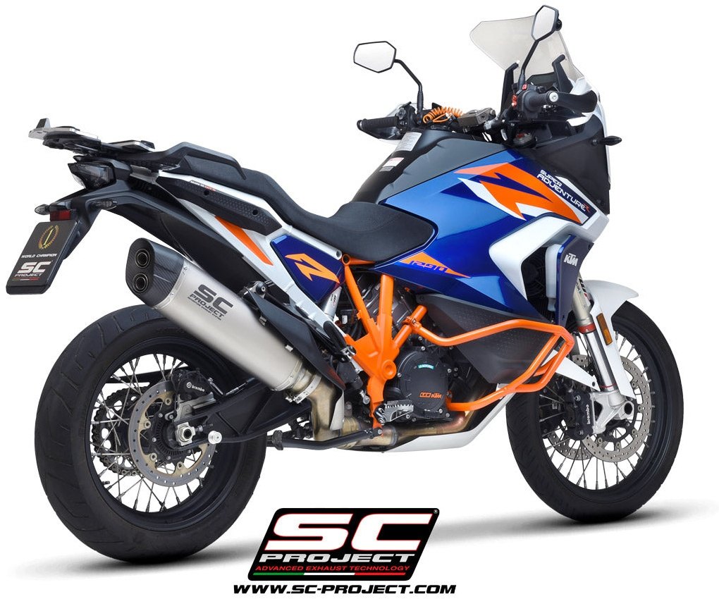 SC-PROJECT SCプロジェクト アドベンチャー スリップオンサイレンサー 1290 SUPER ADVENTURE KTM スリップオンマフラー マフラー 本体材質:チタン|ウェビック 店