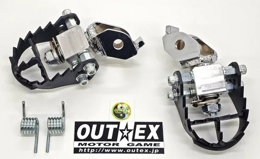 OUTEX アウテックス Fペグ ワイドモタードレース YZ250F YZ450F YAMAHA ヤマハ フットペグ ステップ 足回り|ウェビック 店