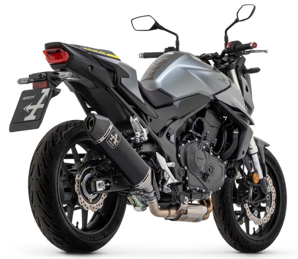 ARROW アロー RACING VELOCE スリップオンマフラー CB 750 Hornet HONDA ホンダ マフラー サイレンサー材質：アルミニウムダーク｜ウェビック　店