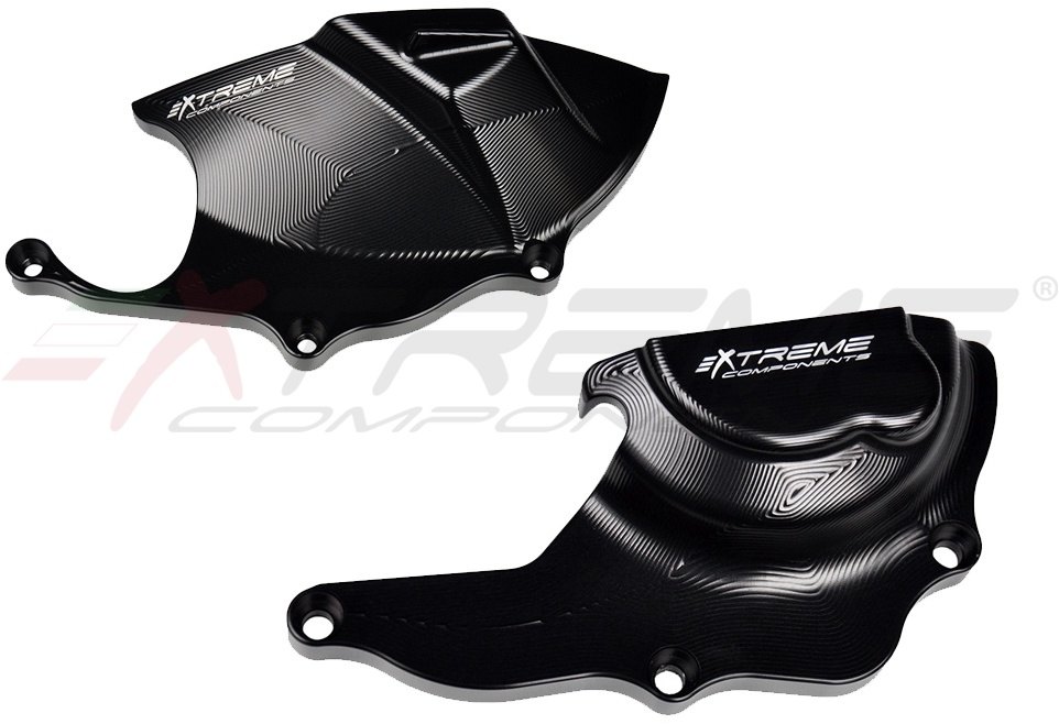 EXTREME COMPONENTS エクストリームコンポーネンツ アルミ製エンジンプロテクターセット (ジェネレーター側+クラッチ側) Moto3 250 KTM エンジンカバーセット エンジンパーツ エンジン