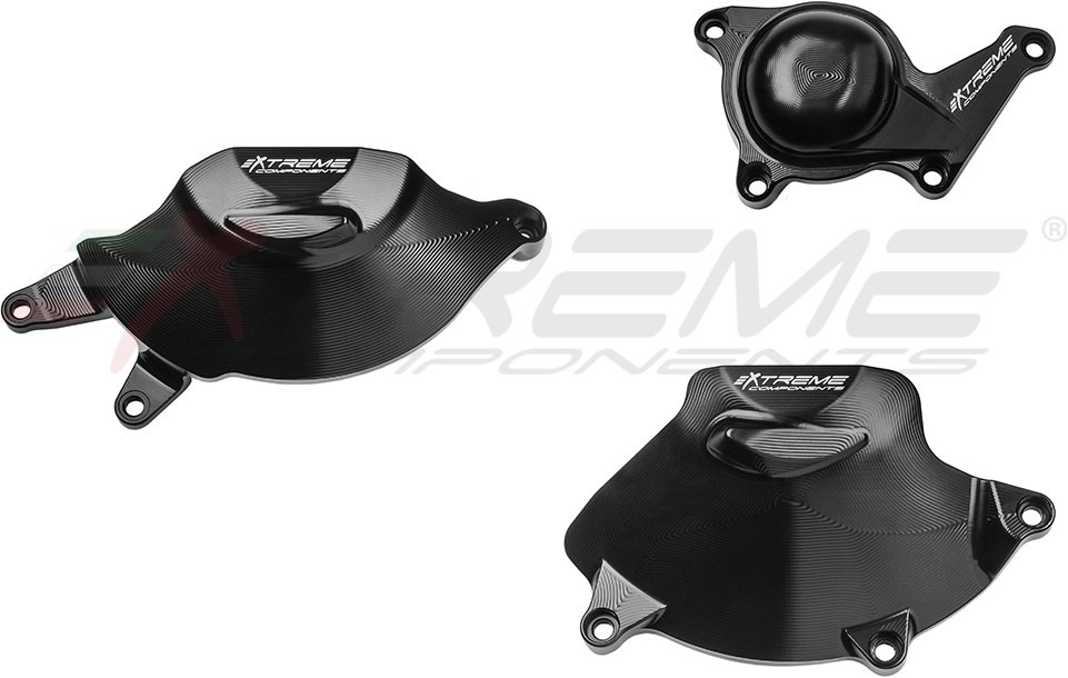 EXTREME COMPONENTS エクストリームコンポーネンツ アルミ製エンジンプロテクター3点セット (ピックアップカバー+ジェネレーター側+クラッチ側) CBR 1000 RR-R SP HONDA ホンダ エンジンカバーセット エンジンパーツ エンジン｜ウェビック　店