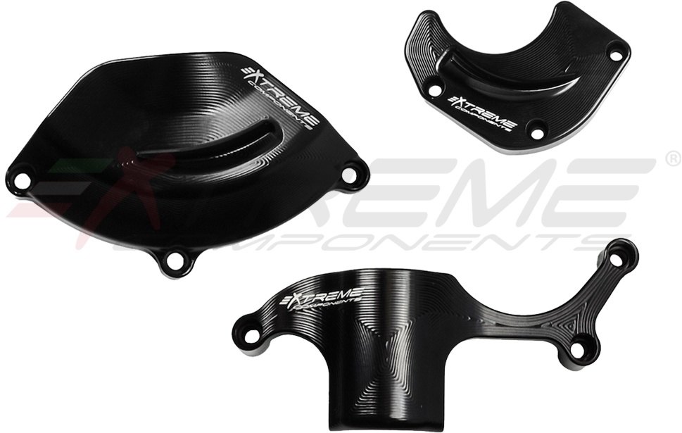 EXTREME COMPONENTS エクストリームコンポーネンツ アルミ製エンジンプロテクター3点セット R6 YAMAHA ヤマハ エンジンカバーセット エンジンパーツ エンジン|ウェビック 店