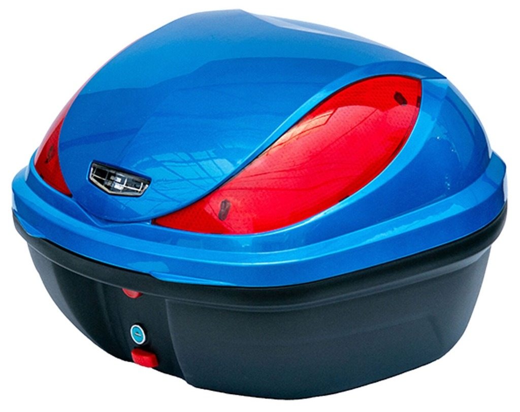World Walk ワールドウォーク モンキー125 純正色 塗装リアボックス トップケース・テールボックス 車体用バッグ・ケース カラー：パールグリッターリングブルー