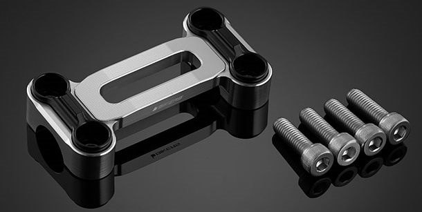 H2C エイチツーシー ハンドルクランプ Φ22.2mm Monkey 125 HONDA ホンダ ハンドルバークランプ ハンドル周辺パーツ ハンドル