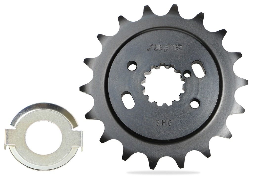 SUNSTAR サンスター Zシリーズ フロントスプロケット クロモリ 750RSZ2 900SUPER FOURZ1 Z1-R Z1000 Z750FOUR Z900 KAWASAKI カワサキ ドライブスプロケット・フロントスプロケット 駆動系 丁数：18