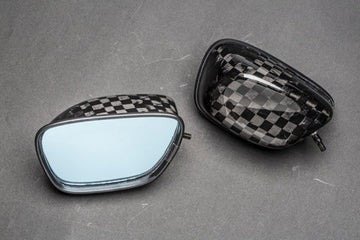 A-TECH エーテック ミラーセット YZF-R7 YAMAHA ヤマハ ミラー ハンドル ミラーシャフト素材：アルミ / ミラーヘッドタイプ：タイプ1 / ミラーヘッド素材：KDC 開繊ドライカーボン