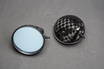 A-TECH エーテック ミラーセット YZF-R7 YAMAHA ヤマハ ミラー ハンドル ミラーシャフト素材：アルミ / ミラーヘッドタイプ：タイプ3 / ミラーヘッド素材：KDC 開繊ドライカーボン