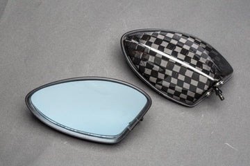 A-TECH エーテック ミラーセット YZF-R7 YAMAHA ヤマハ ミラー ハンドル ミラーシャフト素材:アルミ / ミラーヘッドタイプ:タイプ5 / ミラーヘッド素材:KDC 開繊ドライカーボン
