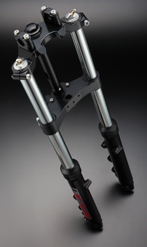 PMC ピーエムシー トリプルクランプ付フォークASSY KYB36Z Z750 空冷 Z900 KZ900 Z1000 KAWASAKI カワサキ フロントフォークキット サスペンション 足回り