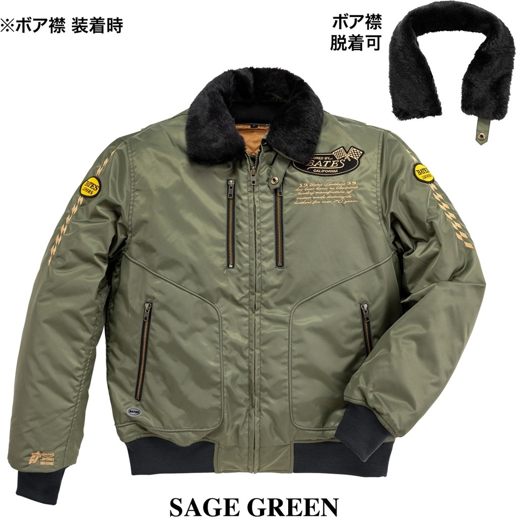 BATES ベイツ 中綿入りナイロンジャケット ウインタージャケット ジャケット アパレル