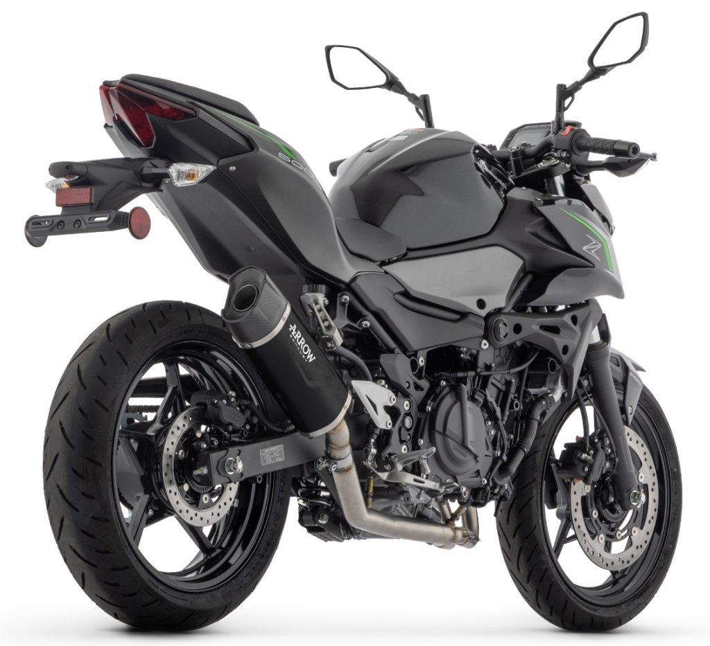 ARROW アロー INDY RACE EVO スリップオンマフラー NINJA 500 Z KAWASAKI カワサキ マフラー サイレンサー材質：チタン