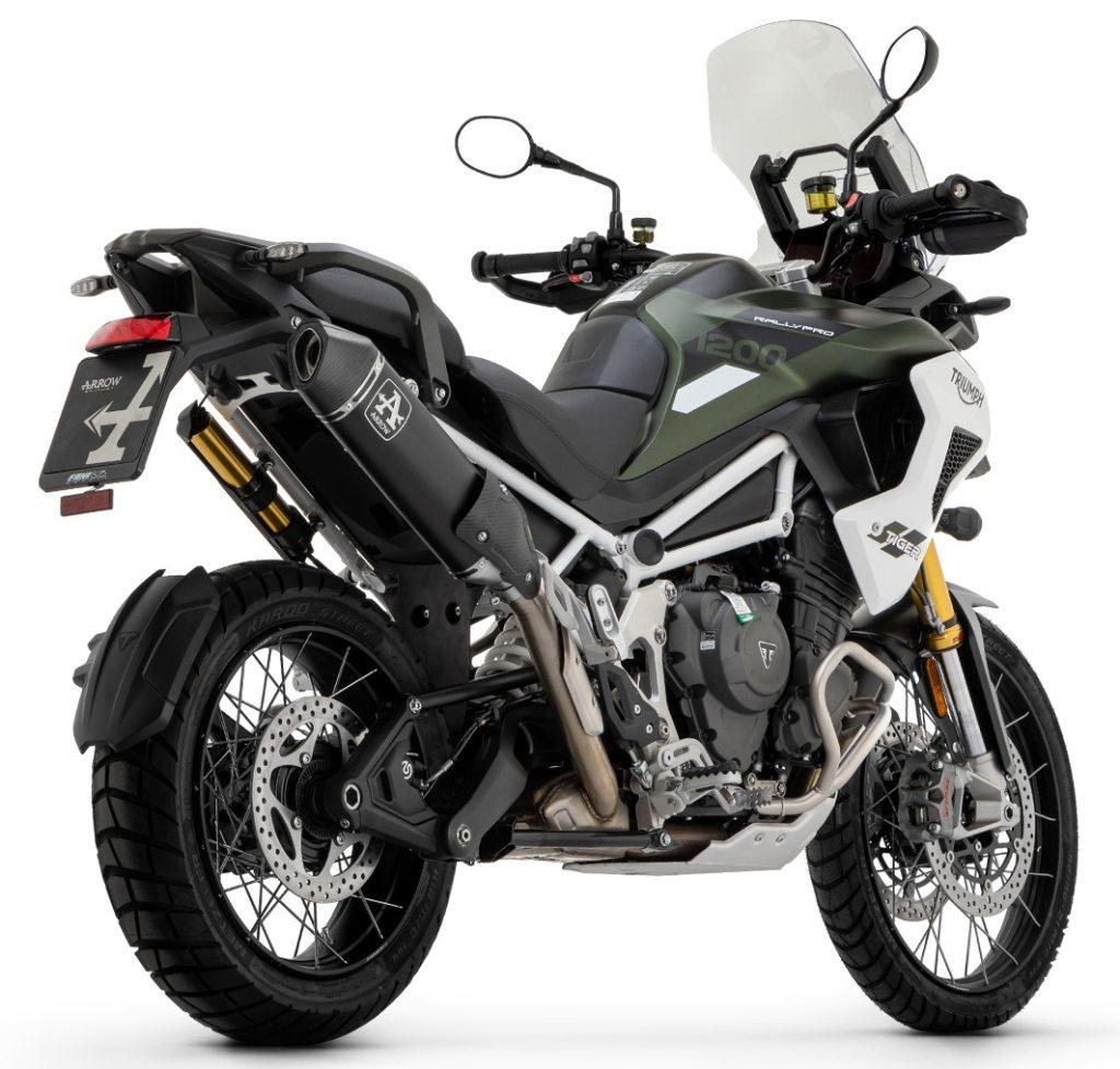 ARROW アロー RACING VELOCE スリップオンマフラー TIGER 1200 TRIUMPH トライアンフ マフラー｜ウェビック　店