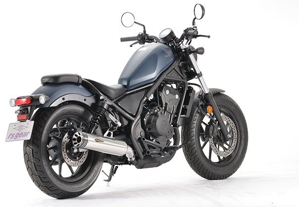 r’s gear アールズギア ワイバンクラシック スリップオン マフラー Rebel 500 HONDA ホンダ スリップオンマフラー サイレンサータイプ：ステンポリッシュ