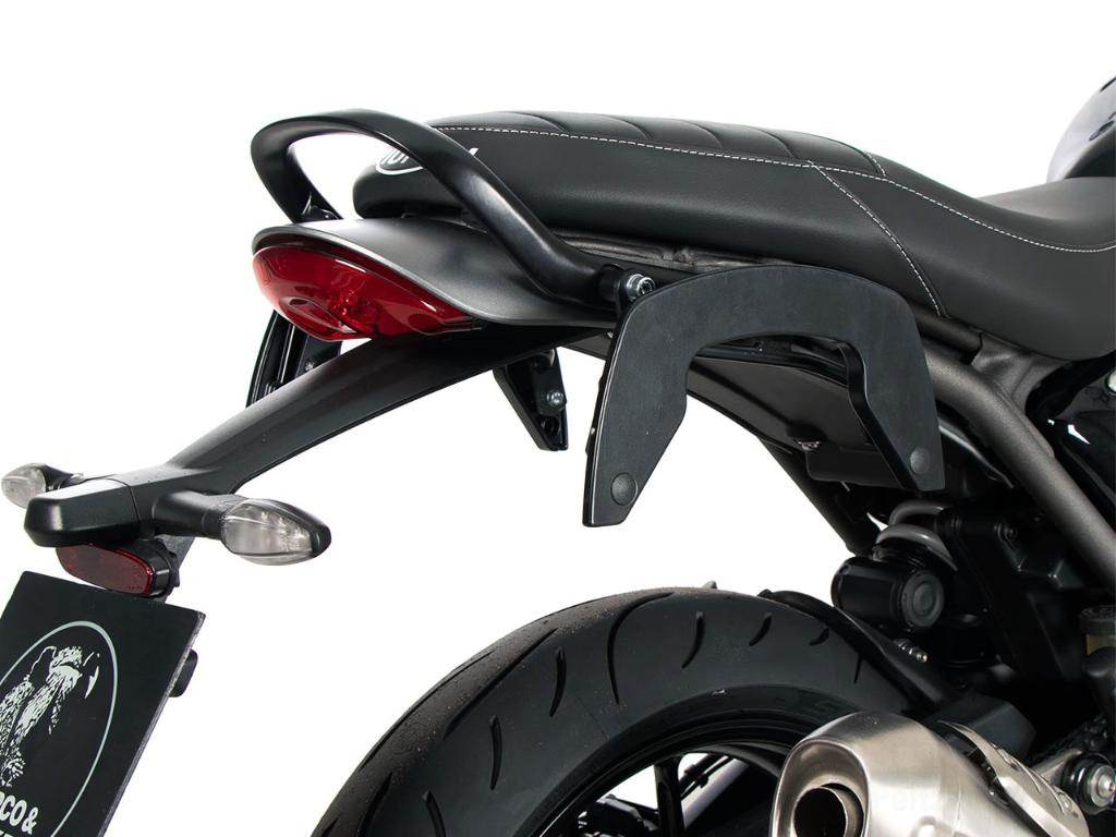 HEPCO＆BECKER ヘプコ＆ベッカー サイドソフトケースホルダー 「C-Bow」 Scrambler 400 XC X Speed TRIUMPH トライアンフ バッグ・ボックス取り付けステー 車体用バッグ・ケース