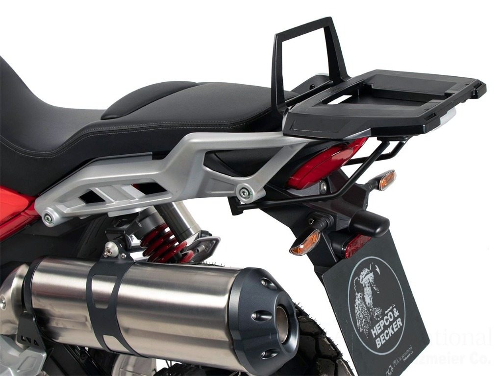 HEPCO&BECKER ヘプコ&ベッカー トップケースホルダー V85TT Travel Strada MOTOGUZZI モトグッチ バッグ・ボックス取り付けステー 車体用バッグ・ケース|ウェビック 店