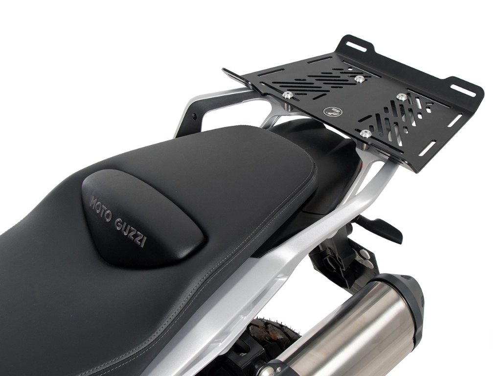 HEPCO＆BECKER ヘプコ＆ベッカー 純正リアキャリア拡張プレート V85TT Strada Travel MOTOGUZZI モトグッチ リアキャリア 外装