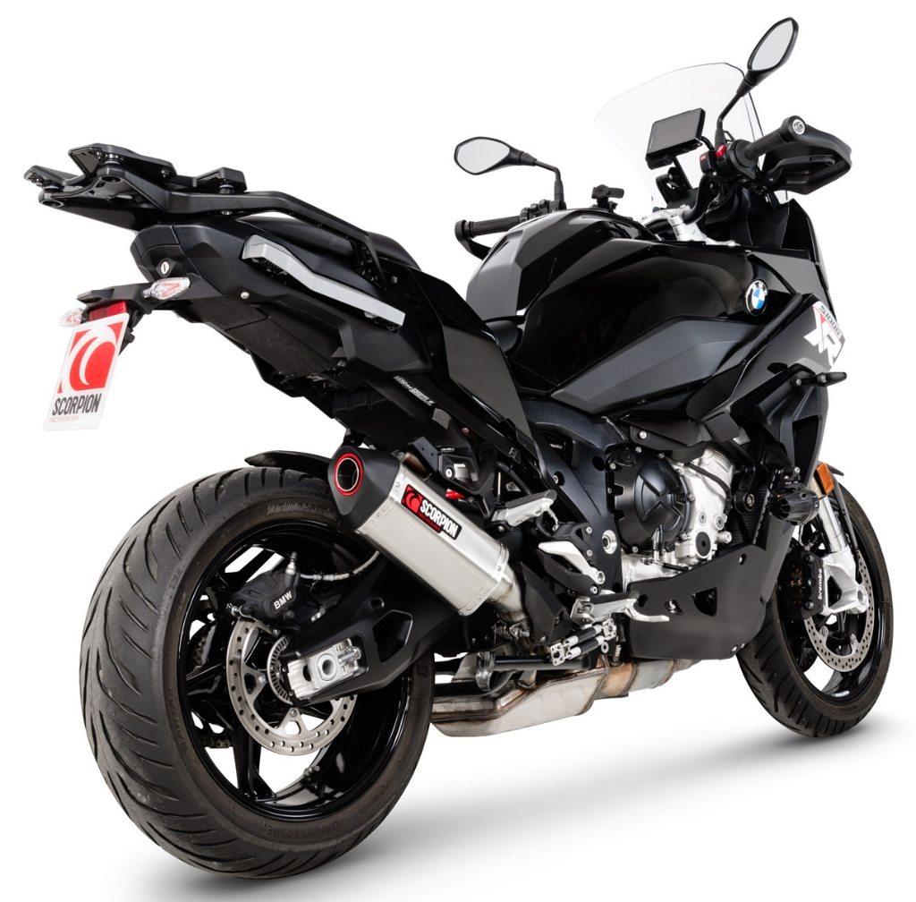 SCORPION スコーピオン セルケトパラレル スリップオンマフラー S1000 XR BMW マフラー タイプ：ブラシ仕上げのステンレススチールスリーブ／重量：2.27kg