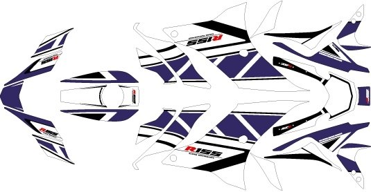 MDF エムディーエフ グラフィックキット ストロボモデル YZF-R15 YAMAHA ヤマハ 外装 タイプ：コンプリートセット