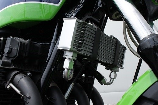 SPEED SHOP ITO スピードショップイトウ J系用10段オイルクーラーステー(9インチ) J系 KAWASAKI カワサキ オイルクーラー 冷却関連 エンジン｜ウェビック　店