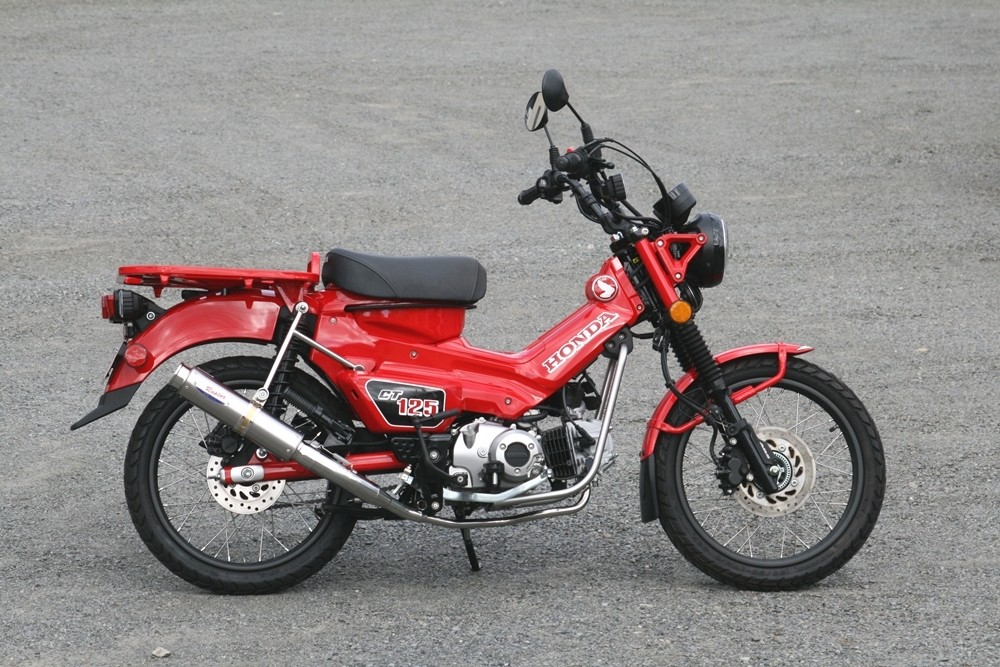 RPM アールピーエム 80D-RAPTOR CT125 ハンターカブ HONDA ホンダ フルエキゾーストマフラー マフラー サイレンサーカバー材質：チタン