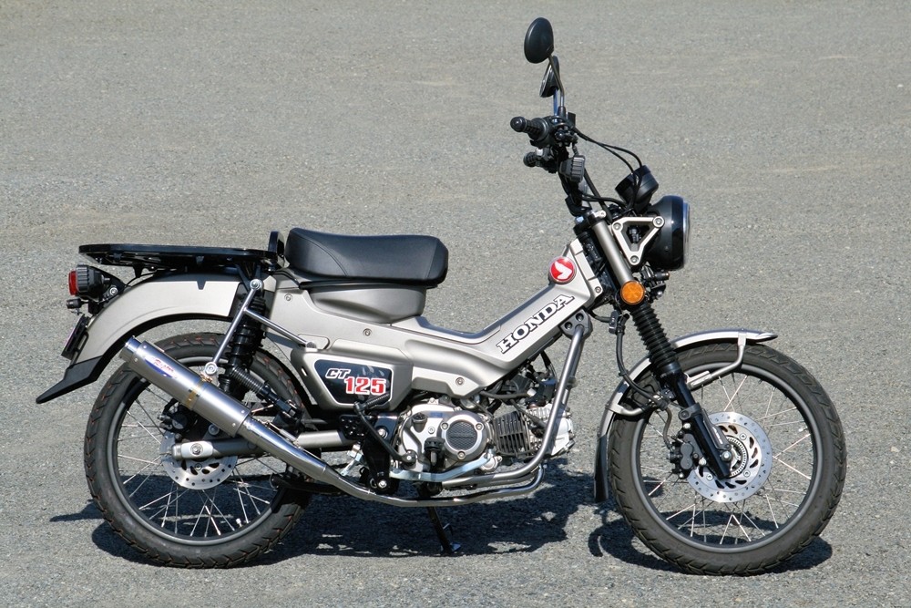 RPM アールピーエム 80D-RAPTOR CT125 ハンターカブ HONDA ホンダ フルエキゾーストマフラー マフラー サイレンサーカバー材質：チタン