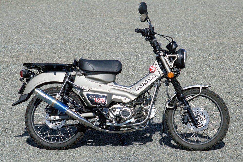 RPM アールピーエム 80D-RAPTOR CT125 ハンターカブ HONDA ホンダ フルエキゾーストマフラー マフラー サイレンサーカバー材質：ブルーチタン