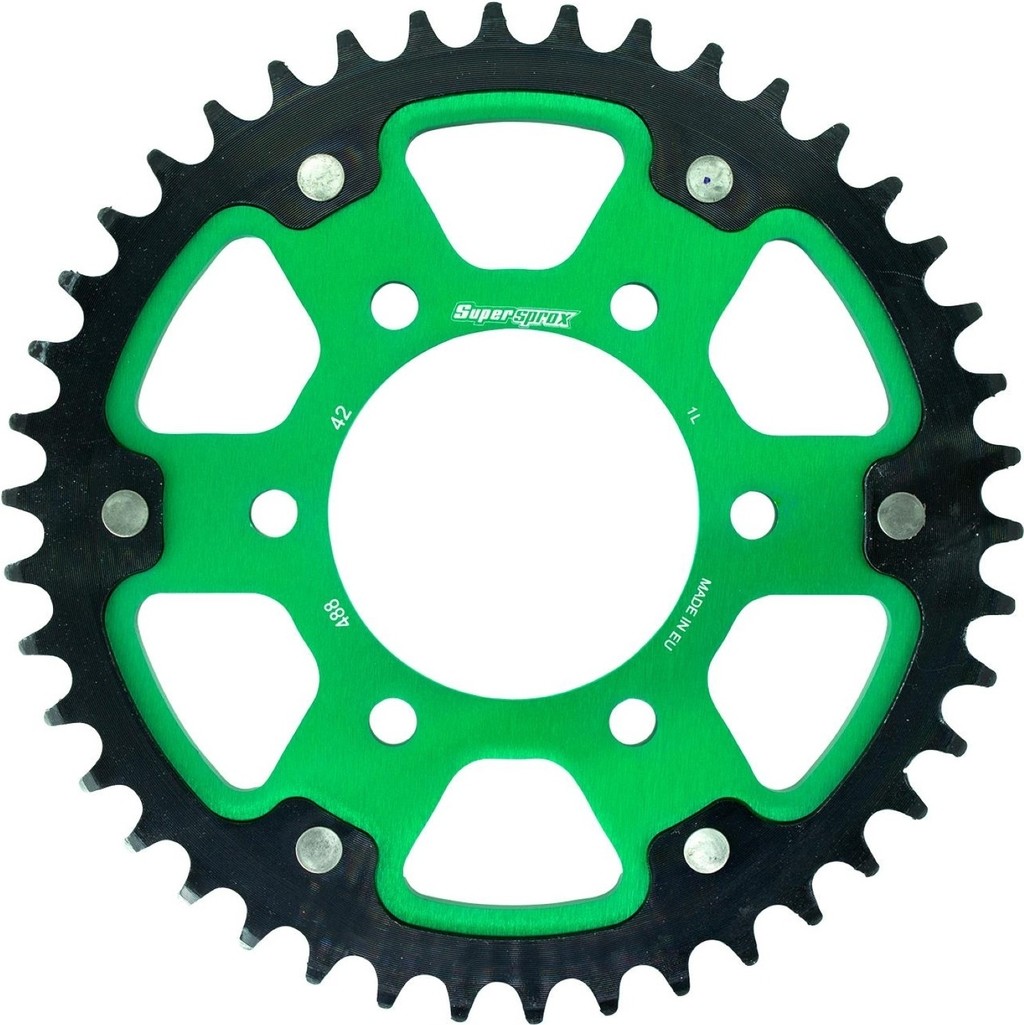 Supersprox スーパースプロックス ドリブン スプロケット リア ステルス (STEALTH) アルミ＆スチール ZX-12R ZRX1200R ZRX1200S ZXR750 KAWASAKI カワサキ ドリブンスプロケット・リアスプロケット 駆動系｜ウェビック　店