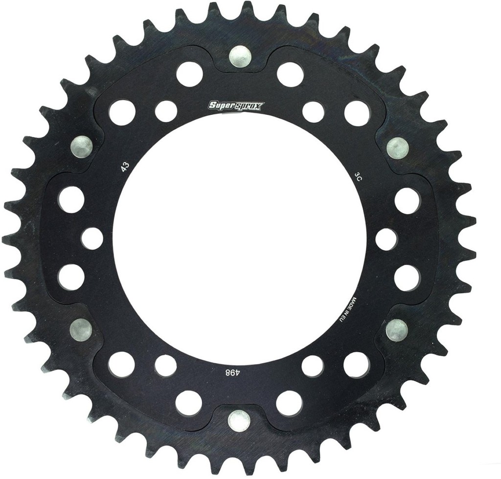Supersprox スーパースプロックス ドリブン スプロケット リア ステルス (STEALTH) アルミ＆スチール W650 ZEPHYR750 ZEPHYR750RS ZRX ZRXII ZX-6R GSX-R750 KAWASAKI カワサキ SUZUKI スズキ ドリブンスプロケット・リアスプロケット 駆動系