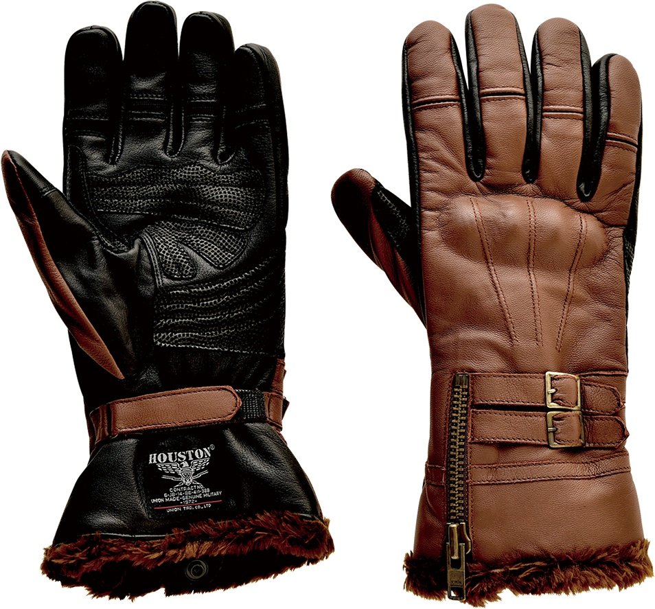 HOUSTON ヒューストン B-3 TYPE LEATHER GLOVE レザーグローブ グローブ アパレル｜ウェビック　店