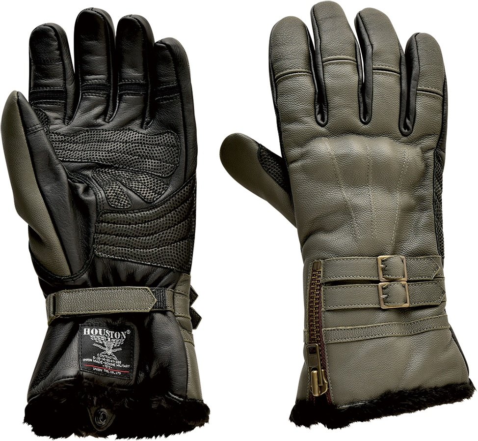 HOUSTON ヒューストン B-3 TYPE LEATHER GLOVE レザーグローブ グローブ アパレル|ウェビック 店