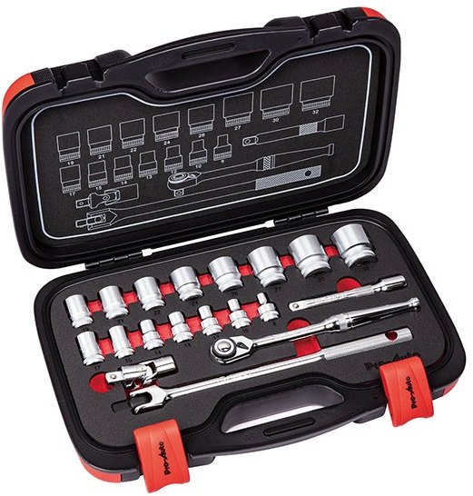 SEK スエカゲツール 1／2'DR.19PC.ソケットレンチセット セット工具｜ウェビック　店