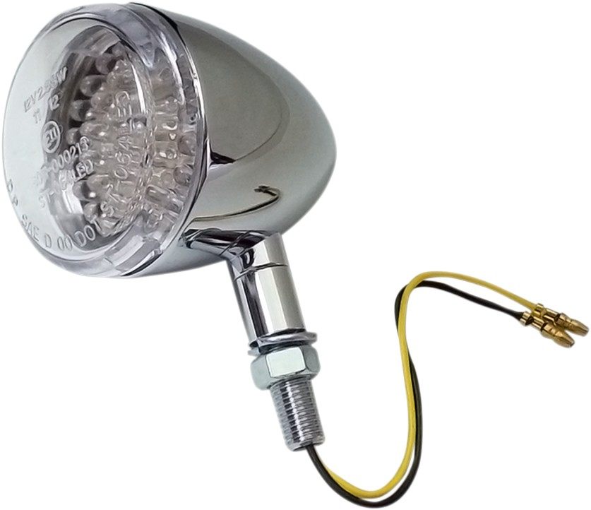 K&S TECHNOLOGIES ケイアンドエステクノロジーズ ウインカー DOT-LED S/F クリアー/クロム 【TRNSIG CLR/CH [2020-1037]】 灯火類 電装系｜ウェビック　店
