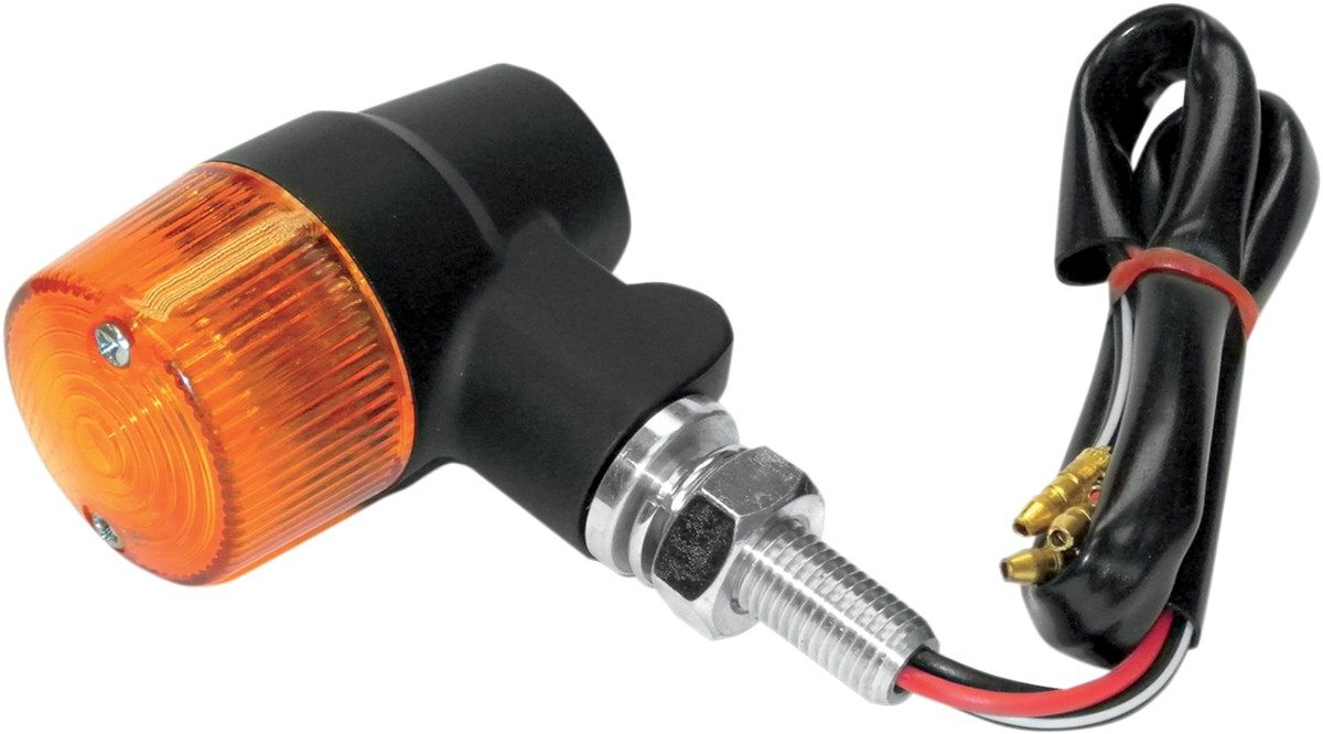 K&S TECHNOLOGIES ケイアンドエステクノロジーズ マーカーライト D/F アンバー/ブラック 【MARKR LGHT AMB/BLK [2040-1145]】 ウインカー 灯火類 電装系｜ウェビック　店