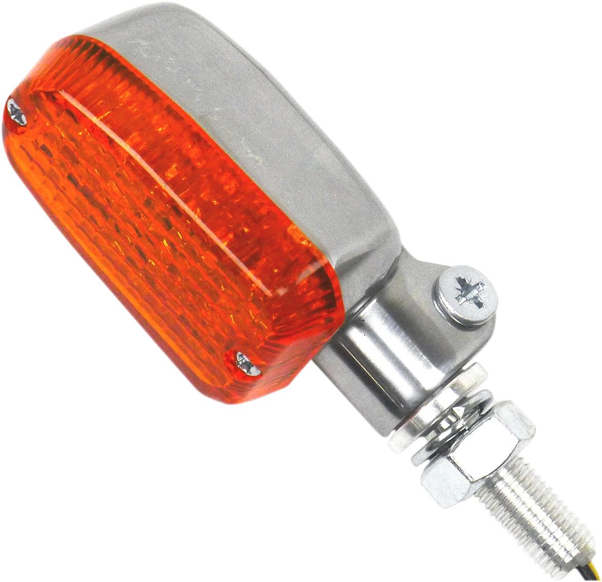 K&S TECHNOLOGIES ケイアンドエステクノロジーズ マーカー ライト D/F アンバー/アルミ【MARKER LIGHT AMB/ALUM [2040-1350]】 ウインカー 灯火類 電装系