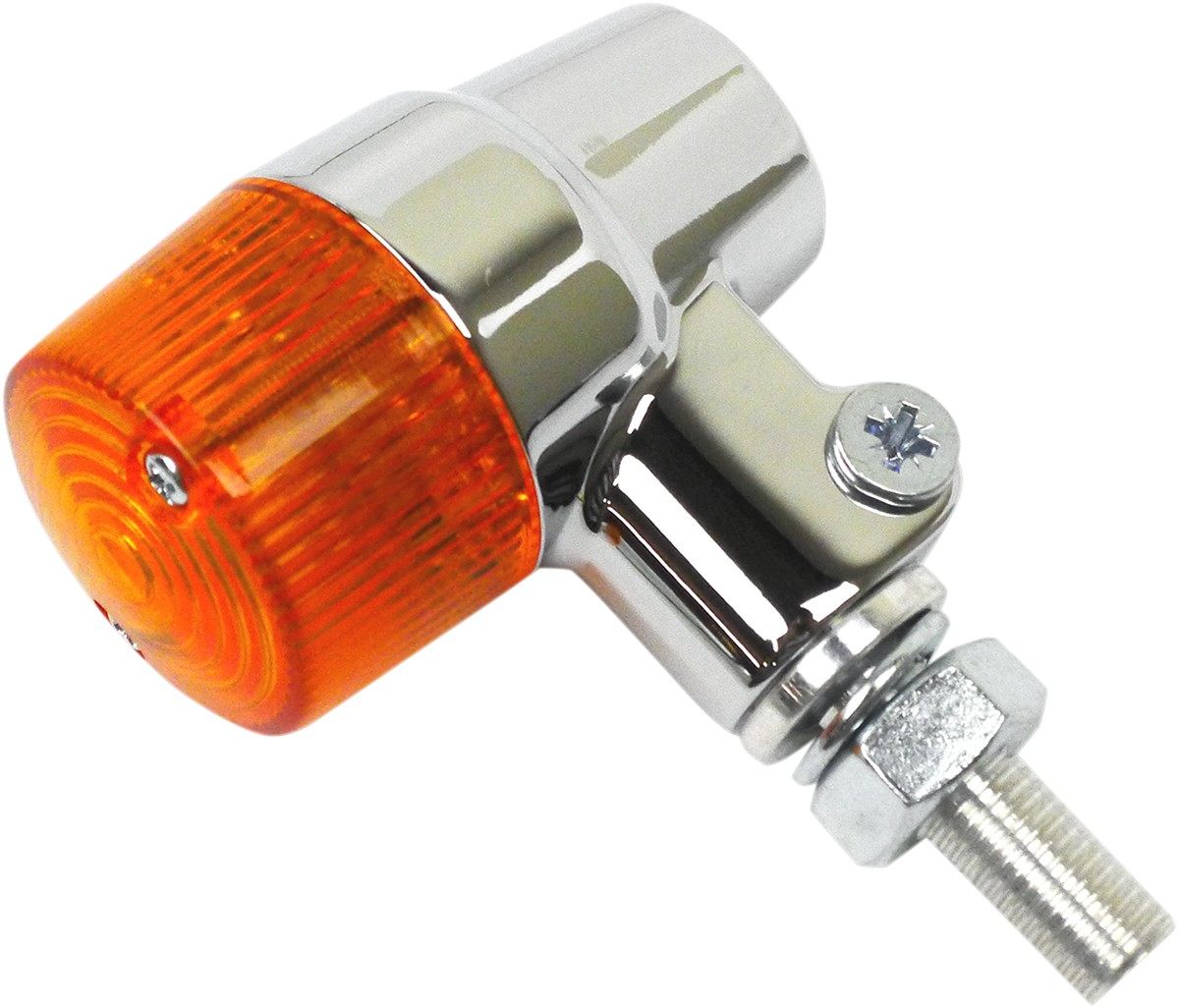 K&S TECHNOLOGIES ケイアンドエステクノロジーズ マーカーライト S/F アンバー/クローム【MARKER LIGHT AMB/CHR [2040-1411]】 ウインカー 灯火類 電装系