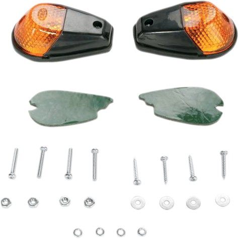 K&S TECHNOLOGIES ケイアンドエステクノロジーズ MRKR LGHT FLSHMNT BK AMB [25-8158] ウインカー 灯火類 電装系