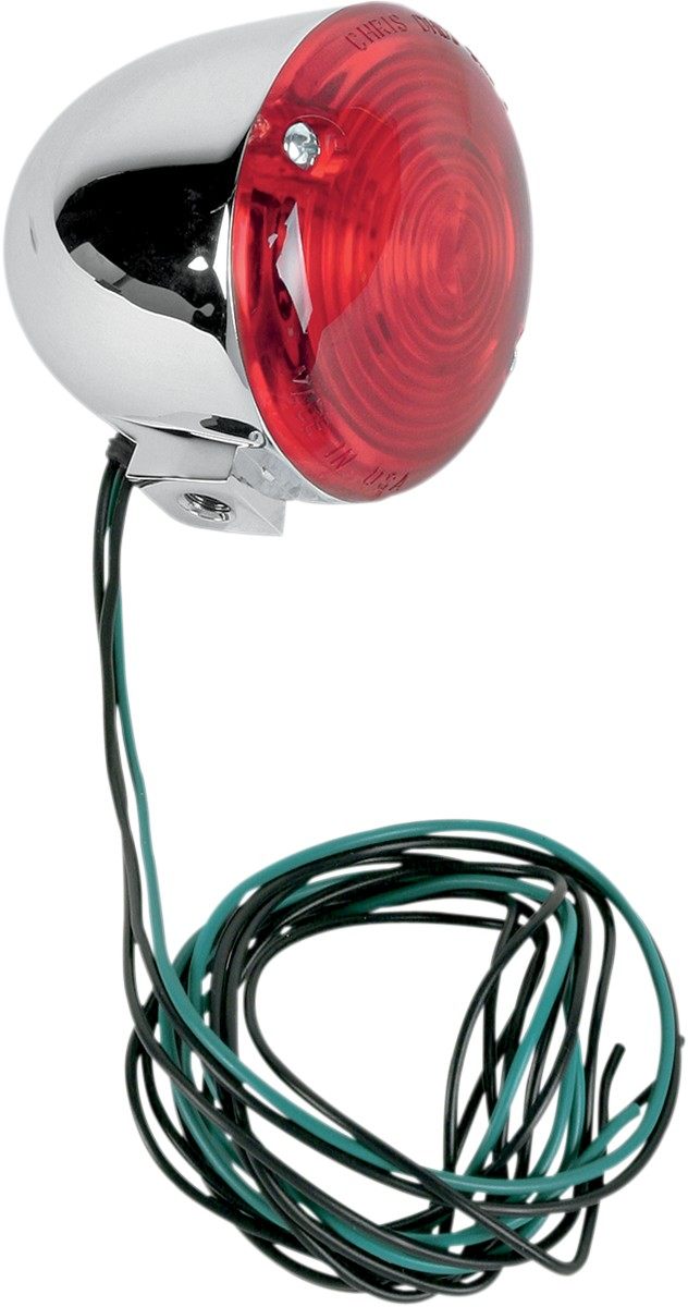 CHRIS PRODUCTS クリスプロダクツ フラットレンズウインカー レッド 【FLAT LENS TURN SIG.-RED】 HARLEY-DAVIDSON ハーレーダビッドソン ウインカー 灯火類 電装系