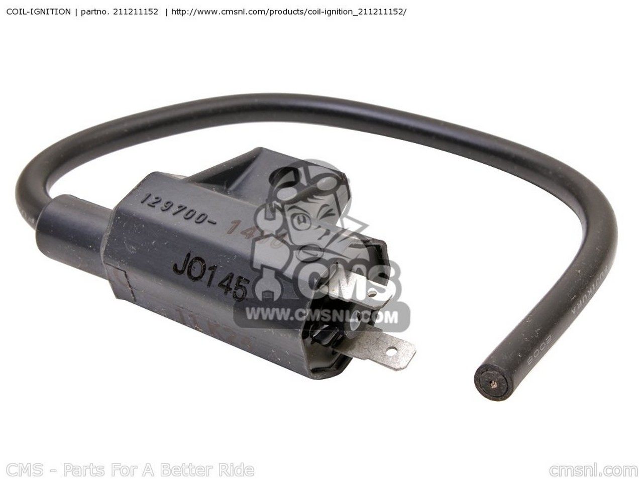 CMS シーエムエス COIL-IGNITION KL650A17 KLR650 2003 USA CALIFORNIA CANADA KL650A7F 2007 KAWASAKI カワサキ イグニッションコイル 点火系 エンジン