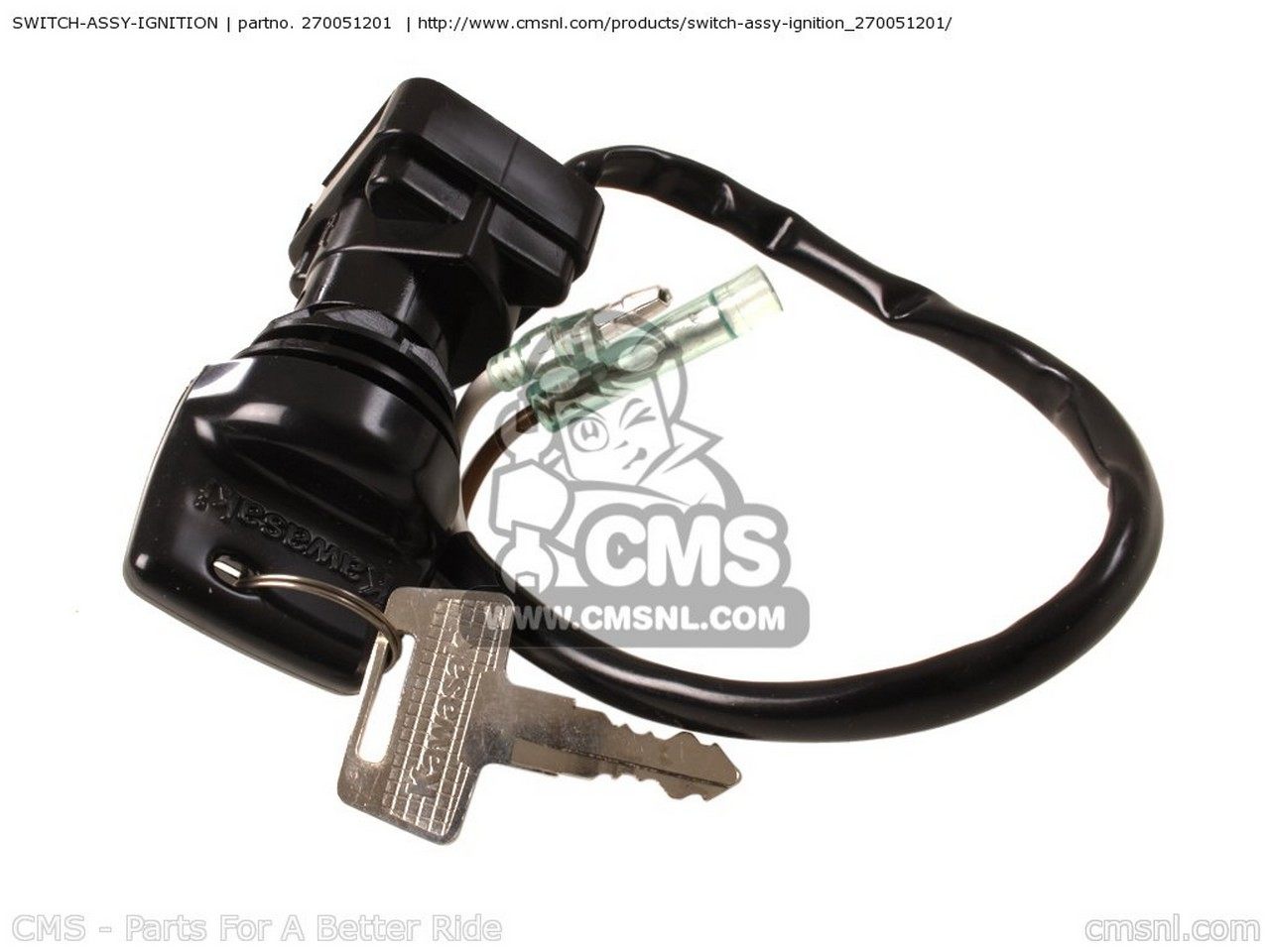 CMS シーエムエス SWITCH ASSY IGNITION KLF300-B14 BAYOU300 2001 USA KLF300-B15 2002 KLF300-B16 2003 KLF300-B17 2004 KLF300-C13 4X4 KLF300-C14 KLF300-C15 KLF300-C16 KLF300-C17 2005 KAWASAKI カワサキ スイッチ スイッチ・ハーネス関係 電装系|ウェビック 店